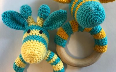 Wat zijn ze schattig, deze vrolijke bijtringen!